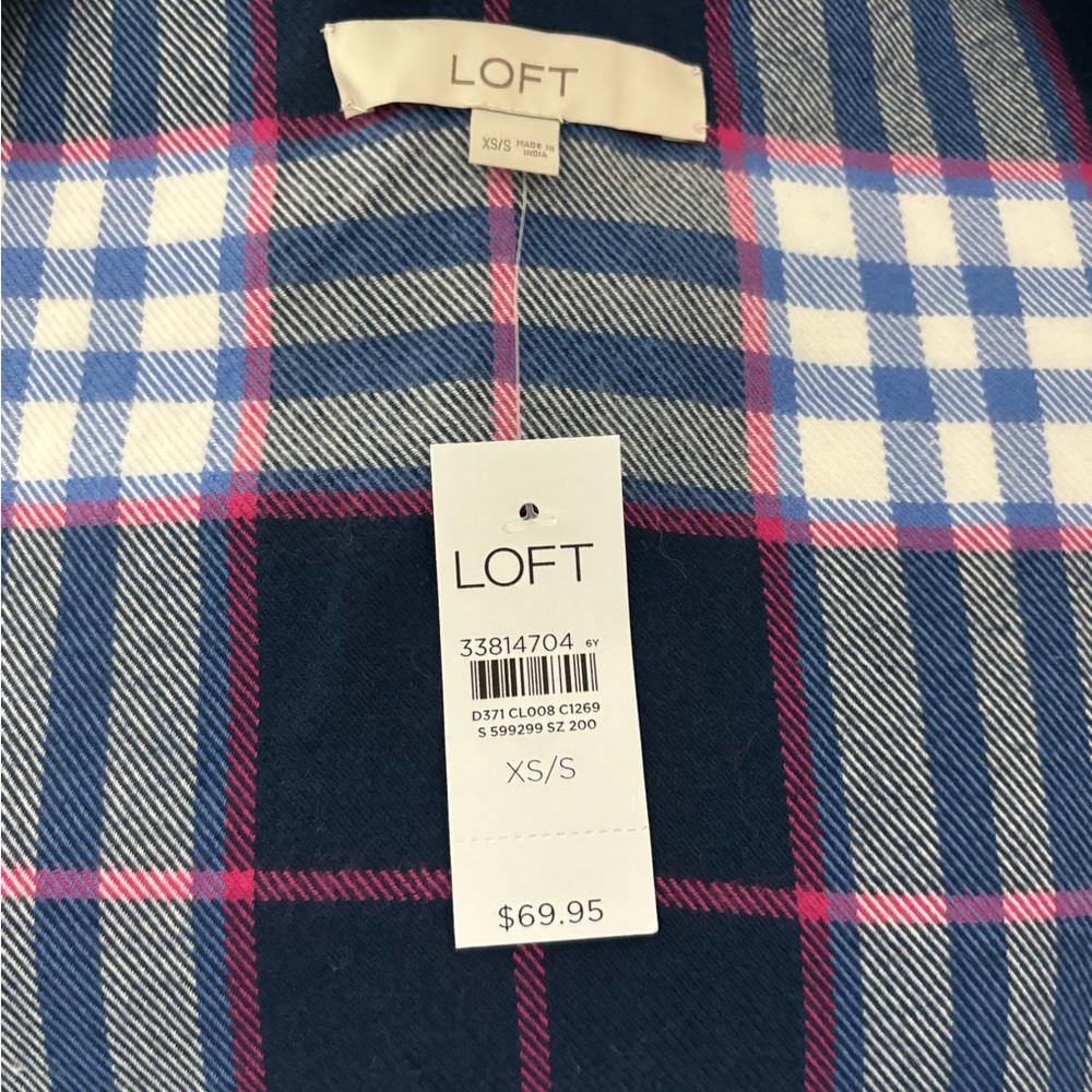 LOFT Plaid Wrap
